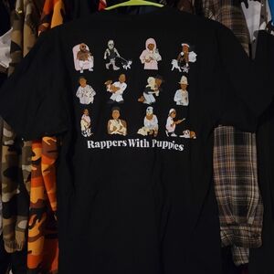 Rappers With Puppies T Shirt NWOT